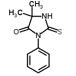 CAS#: 21083-30-7， 5,5-Dimethyl-3-Phenyl-2-Thioxo-4-Imidazolidinone
