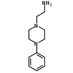 结构式 CAS# 21091-61-2, 2-(4-苯基-1-哌嗪基)乙胺