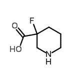 CAS 登录号：211379-83-8， 3-氟-3-哌啶羧酸