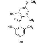 CAS#: 21147-34-2， (2,4-Dihydroxy-6-Methylphenyl)(2-Hydroxy-4-Methoxy-6-Methylphenyl)Methanone