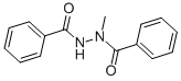 structure of CAS# 21150-15-2, 1,2-Dibenzoyl-1-Methylhydrazine;N'-(Benzoyl)-N-Methyl-Benzohydrazide;N-Methyl-N'-(Oxo-Phenylmethyl)Benzohydrazide;N-Methyl-N'-Phenylcarbonyl-Benzohydrazide