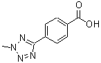 structure of CAS# 211942-53-9, 4-(2-Methyl-2H-Tetrazol-5-Yl)Benzoic Acid;4-(2-methyl-1,2,3,4-tetraazol-5-yl)benzoic acid;4-(2-methyl-2H-1,2,3,4-tetrazol-5-yl)benzoic acid;4-(2-methyl-2H-tetrazol-5-yl)benzoic acid