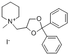CAS#: 21216-78-4， 1-[(2,2-Diphenyl-1,3-Dioxolan-4-Yl)Methyl]-1-Methyl-Piperidinium Bromide
