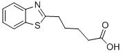 structure of CAS# 21224-20-4, 5-(1,3-Benzothiazol-2-Yl)Pentanoic Acid;5-(1,3-Benzothiazol-2-Yl)Valerate;Zinc02359281