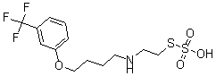 CAS#: 21224-78-2， 2-[4-(alpha,alpha,alpha-Trifluoro-m-Tolyloxy)Butyl]Aminoethanethiol Sulfate