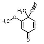 CAS#: 212609-26-2， 2-Methoxy-1-Methyl-4-Oxo-2,5-Cyclohexadiene-1-Carbonitrile