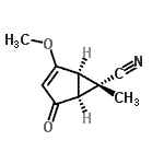 CAS#: 212609-31-9， (1R,5S,6S)-2-Methoxy-6-Methyl-4-Oxobicyclo[3.1.0]Hex-2-Ene-6-Carbonitrile