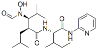 CAS 登录号：212609-68-2， (2R,3S)-3-(甲酰基-羟基-氨基)-4-甲基-2-(2-甲基丙基)-N-[(1S,2S)-2-甲基-1-(吡啶-2-基氨基甲酰)丁基]戊酰胺