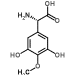 CAS#: 212758-02-6， (2S)-Amino(3,5-Dihydroxy-4-Methoxyphenyl)Acetic Acid