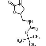 structure of CAS# 212913-13-8, 2-Methyl-2-Propanyl [(2-Oxo-1,3-Oxazolidin-5-Yl)Methyl]Carbamate;(tert-but<wbr>oxy)-N-[(<wbr>2-oxo(1,3<wbr>-oxazolid<wbr>in-5-yl))<wbr>methyl]ca<wbr>rboxamide;MFCD12827777;tert-butyl ((2-oxooxazolidin-5-yl)methyl)carbamate