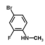CAS#: 213190-12-6， 4-Bromo-2-Fluoro-N-Methylaniline