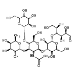 CAS#: 213250-53-4， 6-Deoxy-alpha-D-Talopyranosyl-(1->3)-[alpha-L-Talopyranosyl-(1->4)]-2-Acetamido-2-Deoxy-beta-D-Talopyranosyl-(1->3)-alpha-L-Idopyranosyl-(1->4)-L-Arabino-Hexose