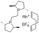 structure of CAS# 213343-65-8, (-)-1,2-Bis((2S,5S)-2,5-dimethylphospholano)ethane(cyclooctadiene)rhodium(I) tetrafluoroborate;(S,S)-ME-BPE-RH;1,2-Bis[(<wbr>2S,5S)-2,<wbr>5-dimethy<wbr>lphosphol<wbr>ano]ethan<wbr>e(cyclooc<wbr>tadiene)r<wbr>hodium(I)<wbr> tetraflu<wbr>oroborate;ME-BPE-RH