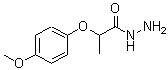 structure of CAS# 213412-32-9, 2-(4-Methoxyphenoxy)Propanehydrazide;2-(4-methoxyphenoxy)propanehydrazide;2-(4-Methoxyphenoxy)propanohydrazide;PROPANOIC ACID,2-(4-METHOXYPHENOXY)-, HYDRAZIDE