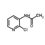 结构式 CAS# 21352-19-2, N-(2-氯-3-吡啶基)乙酰胺
