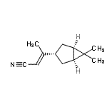 CAS#: 213529-80-7， (2E)-3-[(1R,3S,5S)-6,6-Dimethylbicyclo[3.1.0]Hex-3-Yl]-2-Butenenitrile