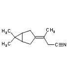 CAS 登录号：213529-81-8， 3-(6,6-二甲基双环[3.1.0]己-3-亚基)丁腈