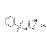 CAS#: 21357-99-3， N-(5-Methyl-1H-1,2,4-Triazol-3-Yl)Benzenesulfonamide