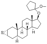 CAS#: 21362-69-6， Mepitiostane