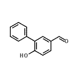 CAS#: 21363-10-0， 6-Hydroxy-3-Biphenylcarbaldehyde