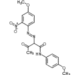 CAS#: 213779-24-9， 2-[(E)-(4-Methoxy-2-Nitrophenyl)Diazenyl]-N-(4-Methoxyphenyl)-3-Oxobutanamide