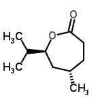 CAS 登录号：213899-39-9， (5S,7S)-7-异丙基-5-甲基-2-氧杂环庚烷酮