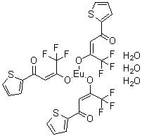 CAS#: 21392-96-1， Tris[(2Z)-4,4,4-Trifluoro-3-(Hydroxy-kappao)-1-(2-Thienyl)-2-Buten-1-Onato]Europium Trihydrate
