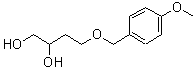 structure of CAS# 213978-61-1, 4-[(4-Methoxybenzyl)Oxy]-1,2-Butanediol;(R)-4-(4-Methoxybenzyloxy)-1,2-butanediol;1,2-BUTANEDIOL, 4-[(4-METHOXYPHENYL)METHOXY]-, (2S)-