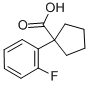 structure of CAS# 214262-96-1, 1-(2-Fluorophenyl)Cyclopentanecarboxylic Acid;1-(2-Fluorophenyl)-1-Cyclopentanecarboxylate;Zinc00155783