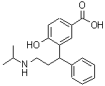 CAS#: 214601-13-5， 4-Hydroxy-3-[3-(Isopropylamino)-1-Phenylpropyl]Benzoic Acid