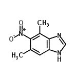 CAS#: 214688-01-4， 4,6-Dimethyl-5-Nitro-1H-Benzimidazole