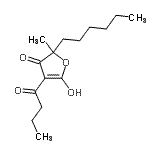 CAS#: 21494-12-2， 4-Butyryl-2-Hexyl-5-Hydroxy-2-Methyl-3(2H)-Furanone