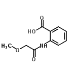 CAS#: 215102-53-7， 2-[(Methoxyacetyl)Amino]Benzoic Acid
