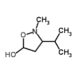 CAS#: 215236-93-4， 3-Isopropyl-2-Methyl-1,2-Oxazolidin-5-Ol