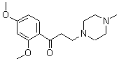 CAS#: 21526-80-7， 2',4'-Dimethoxy-beta-(4-Methyl-1-Piperazinyl)Propiophenone