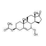 CAS#: 215309-12-9， (3beta)-7-Hydroperoxy-17-Oxoandrost-5-En-3-Yl Acetate