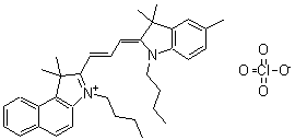 CAS#: 215370-93-7， 3-Butyl-2-[(1E,3Z)-3-(1-Butyl-3,3,5-Trimethyl-1,3-Dihydro-2H-Indol-2-Ylidene)-1-Propen-1-Yl]-1,1-Dimethyl-1H-Benzo[E]Indolium Perchlorate