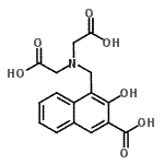 CAS#: 21542-48-3， 4-{[Bis(Carboxymethyl)Amino]Methyl}-3-Hydroxy-2-Naphthoic Acid