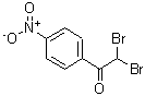 structure of CAS# 21566-36-9, 2,2-Dibromo-1-(4-Nitrophenyl)Ethanone;2,2-dibromo-1-(4-nitrophenyl)ethan-1-one;2,2-Dibromo-1-(4-nitrophenyl)ethanone #;MFCD00218564