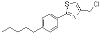 CAS#: 215778-81-7， 4-(Chloromethyl)-2-(4-Pentylphenyl)-1,3-Thiazole