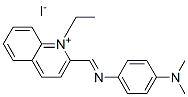 CAS#: 21584-04-3， 2-[[[4-(Dimethylamino)Phenyl]Imino]Methyl]-1-Ethylquinolinium Iodide