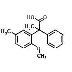 CAS#: 215929-34-3, 2-(2-Methoxy-5-Methylphenyl)-2-Phenylpropanoic Acid
