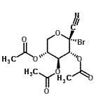 CAS#: 215942-92-0， [(3R,4S,5R,6R)-4,5-Diacetoxy-6-Bromo-6-Cyano-Tetrahydropyran-3-Yl] Acetate