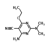 CAS#: 216447-96-0， 4-Amino-2-(Dimethylamino)-6-Ethoxy-5-Pyrimidinecarbonitrile