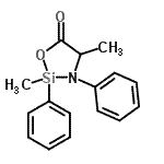 CAS#: 21648-70-4， 2,4-Dimethyl-2,3-diphenyl-1,3,2-oxazasilolidin-5-one