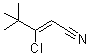 structure of CAS# 216574-58-2, (2Z)-3-Chloro-4,4-Dimethyl-2-Pentenenitrile;2-PENTENENITRILE,3-CHLORO-4,4-DIMETHYL-;ZINC00159941