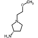 CAS#: 216667-74-2， (3S)-1-(2-Methoxyethyl)-3-Pyrrolidinamine