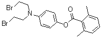 CAS#: 21667-03-8， 4-[Bis(2-Bromoethyl)Amino]Phenyl 2,6-Dimethylbenzoate