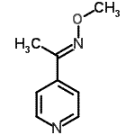 CAS#: 216753-07-0， (1E)-N-Methoxy-1-(4-Pyridinyl)Ethanimine