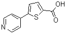结构式 CAS# 216867-32-2, 5-(4-吡啶基)-2-噻吩羧酸